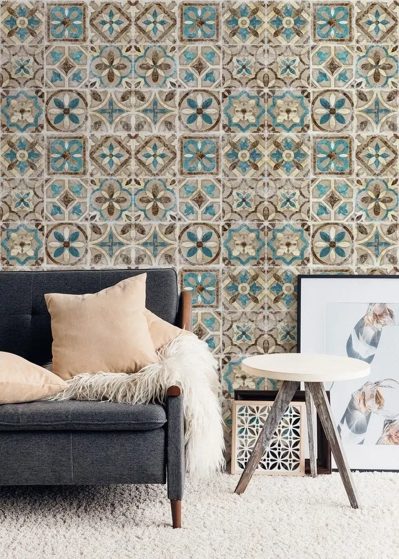 Moroccan Tiles Pattern Flooring Design