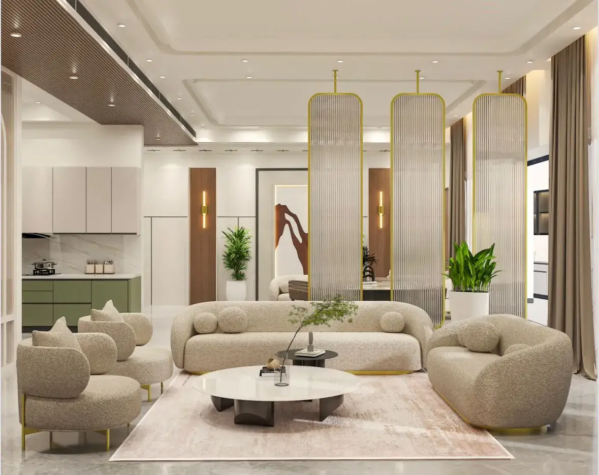 Luxury living room interior design showcase by SDS Atelier